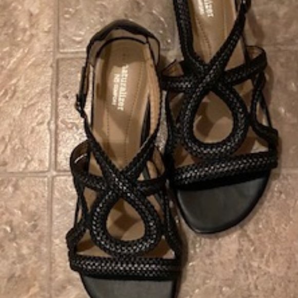 Naturalizer N5 Comfort Black Sandals Ladies Size 8.5 W  New - Picture 7 of 9